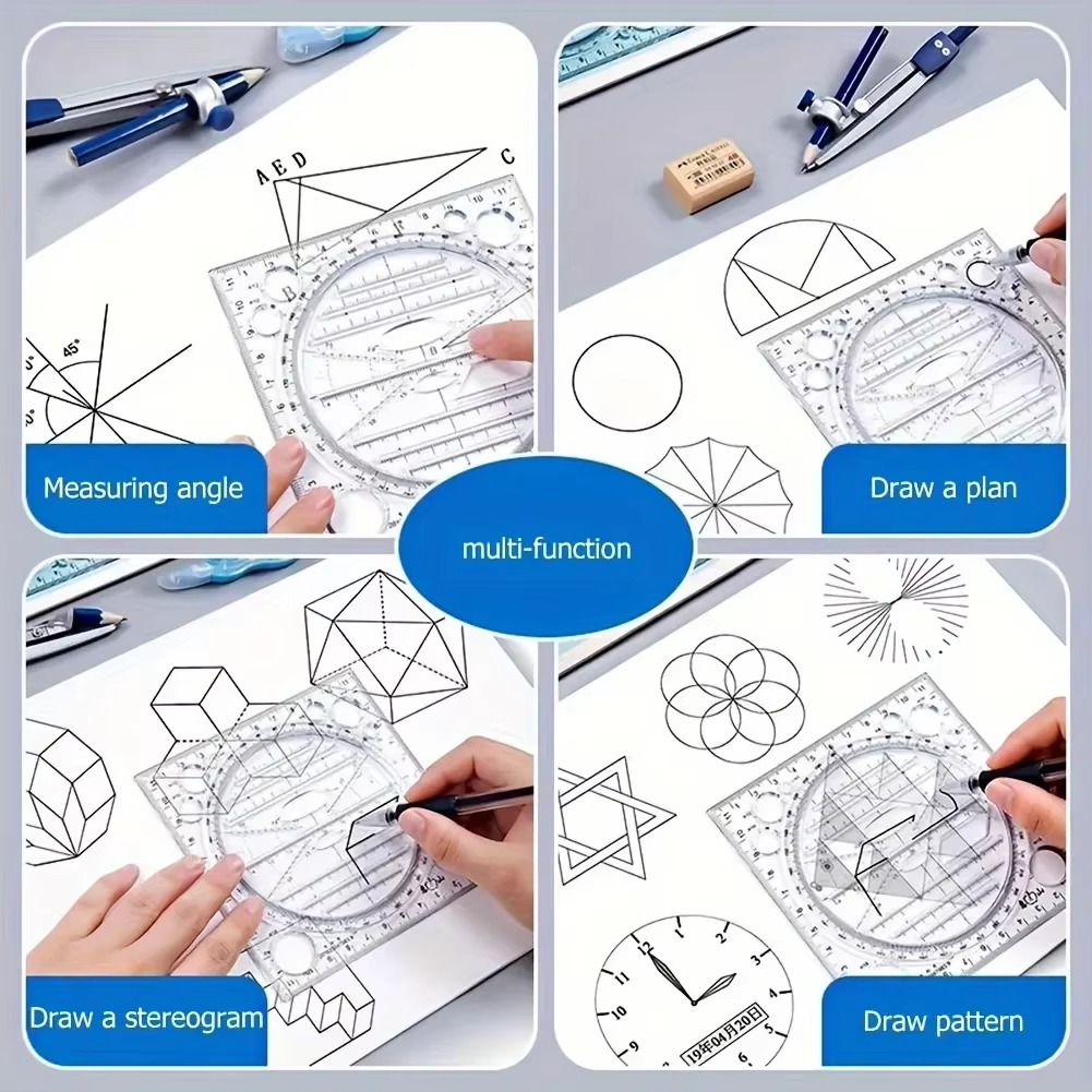 1 unidade de gabarito de desen - Photography Geometry avaliação e preço