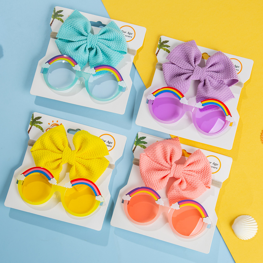 2 Pçs/set Rainbow Baby Sunglas - Photography Cheat Sheet avaliação e preço