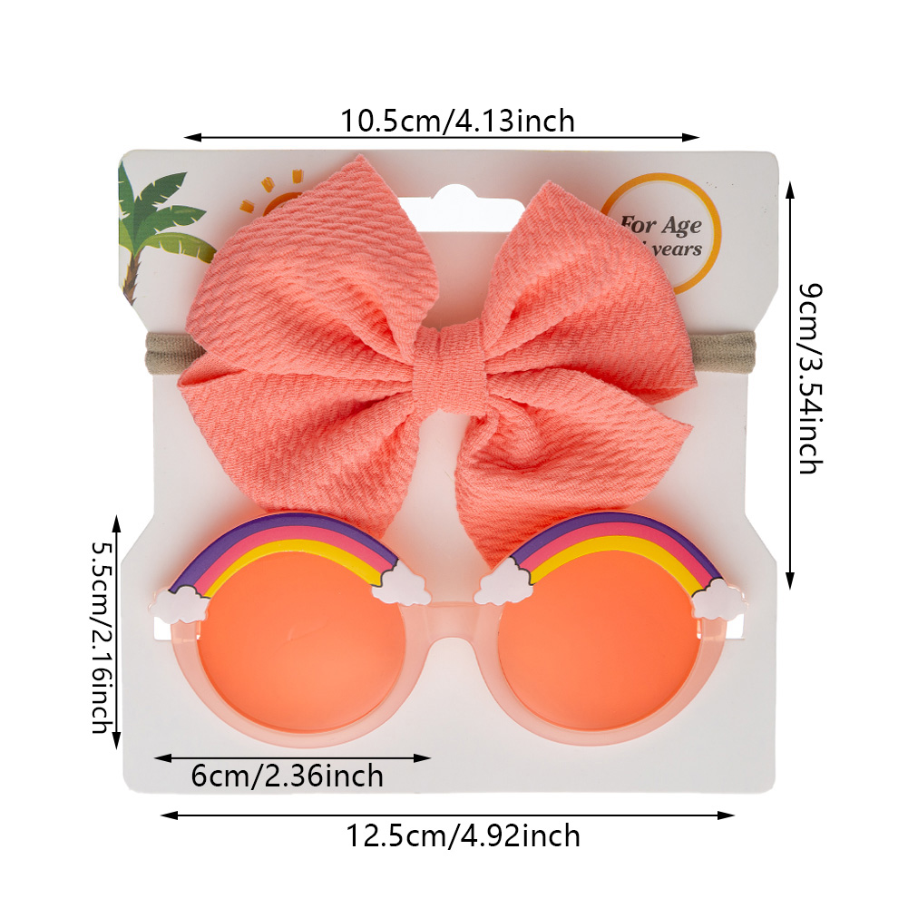 2 Pçs/set Rainbow Baby Sunglas - Photography Cheat Sheet avaliação e preço